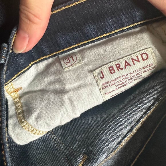 Like New J Brand Blue Denim Flare Jeans Size 31 - Picture 3 of 3